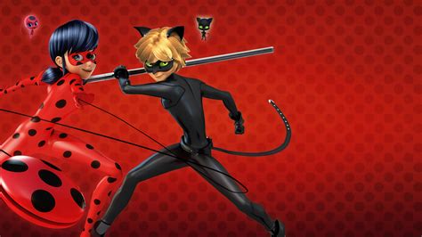 lady ladybug and cat noir